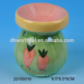 Gelb home Dekoration Keramik Öl Brenner mit Blumen-Design